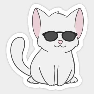 Cat wearing Sunglasses Sticker